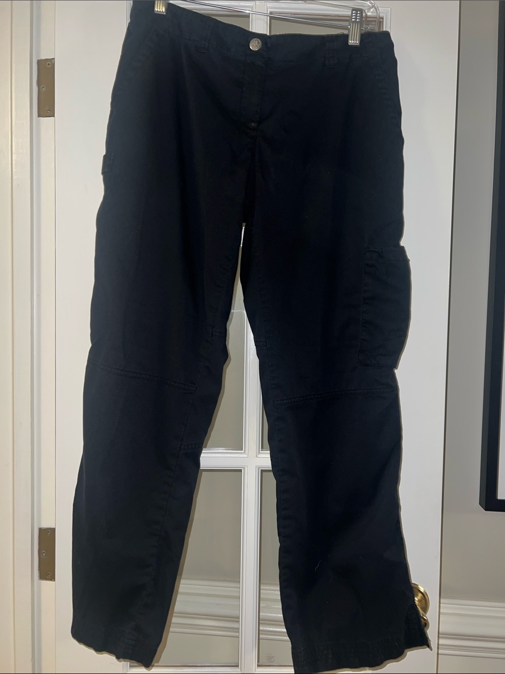 Women’s Koi Black Cargo Scrub Pants